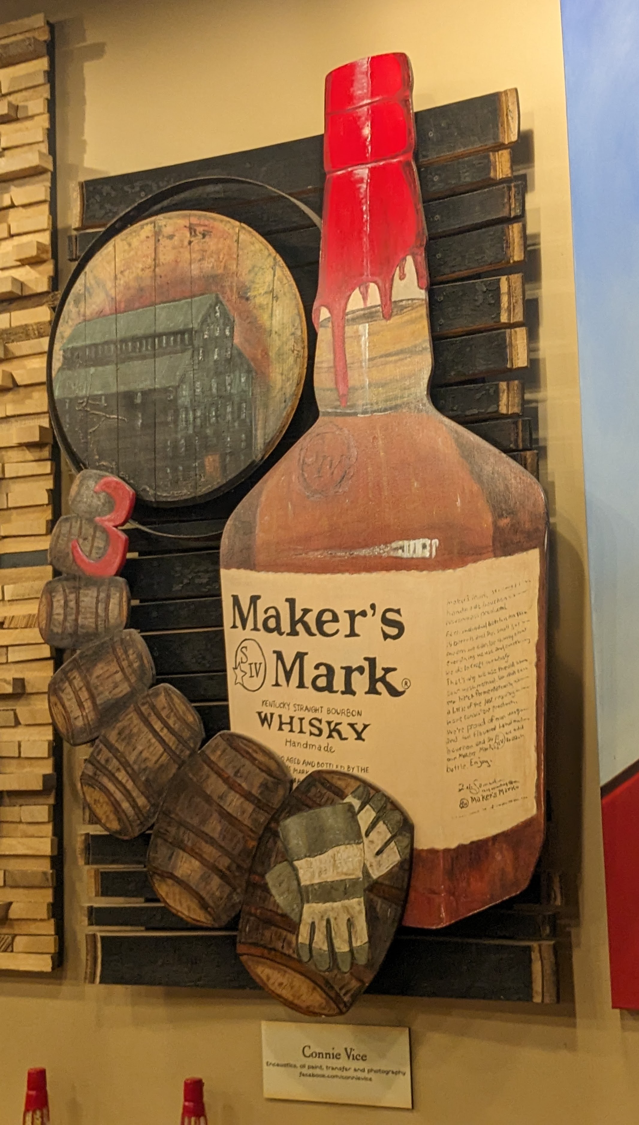 Maker's Mark Bottle Display
