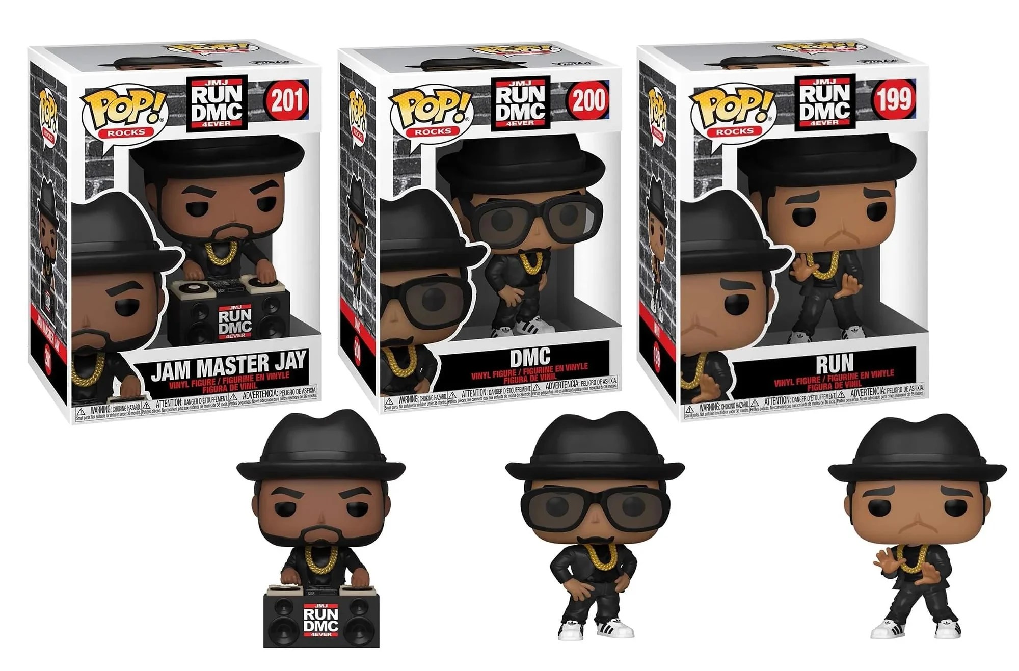 Run-DMC Funko POP Vinyl Figures | Set of 3